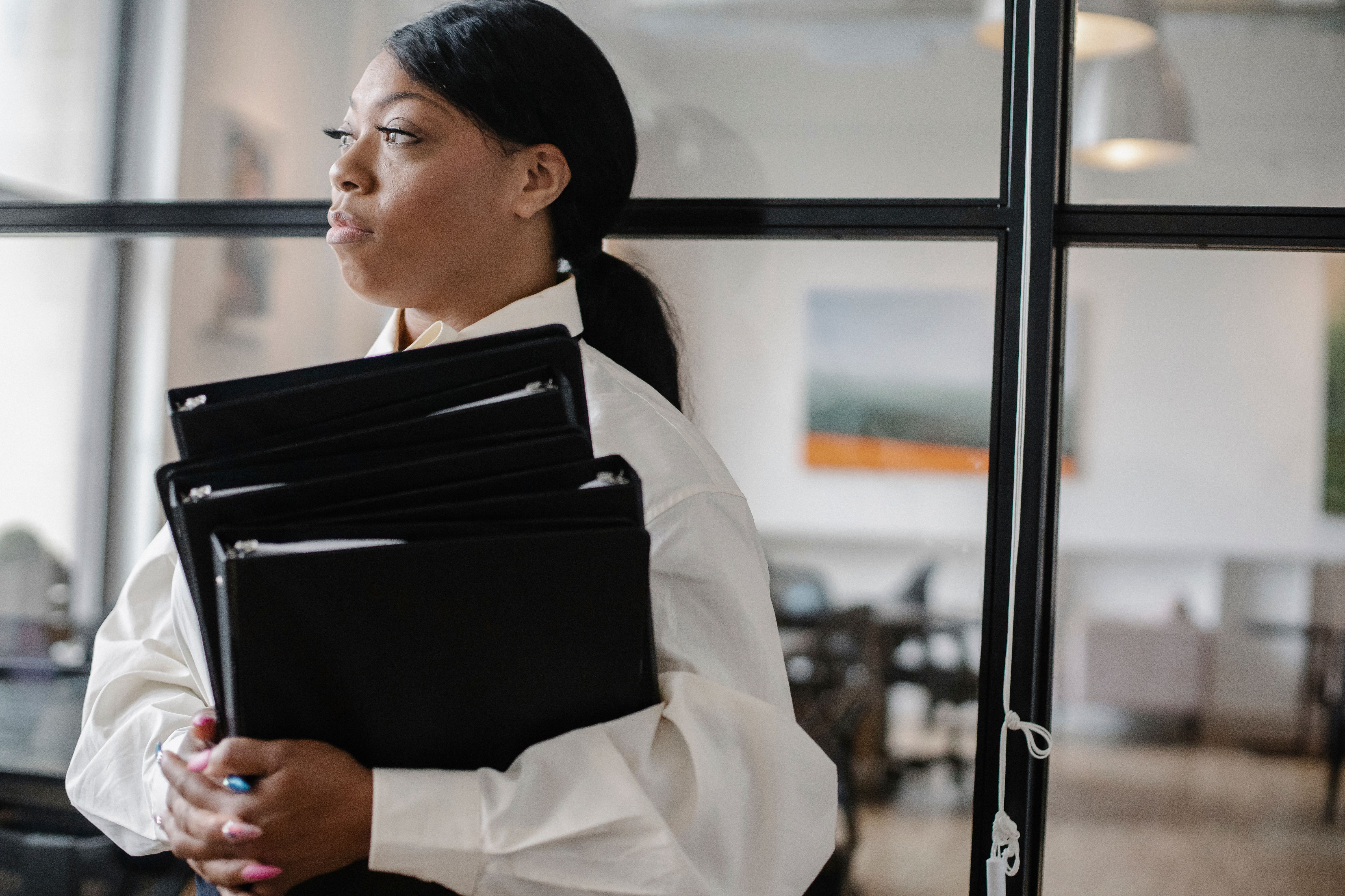 Woman navigating a financial challenge
